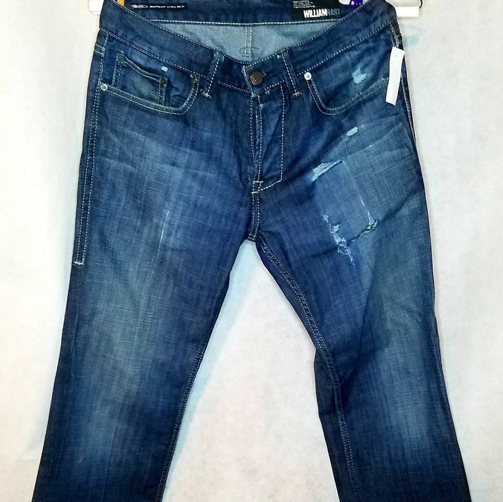 William Rast Keith Bootcut Distressed Mens jeans